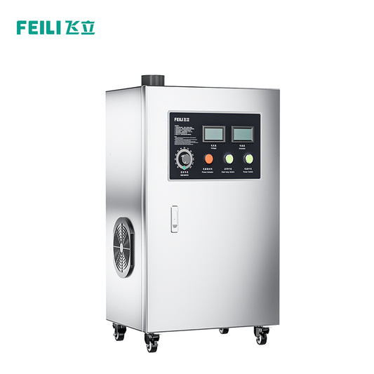 Mobile air-cooled duct-type ozone generator