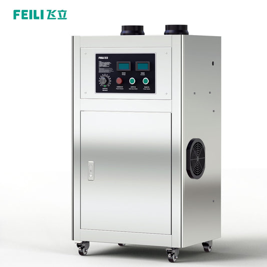 Mobile air-cooled duct-type ozone generator