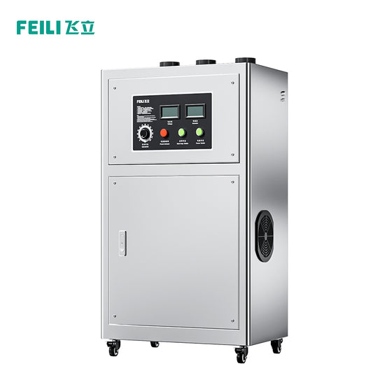 Mobile air-cooled duct-type ozone generator