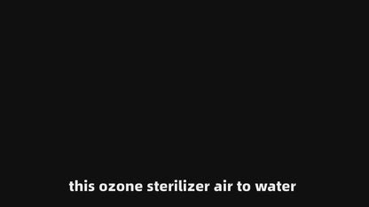 Dual-Purpose Ozonator for Water Treatment & Spatial Sterilization